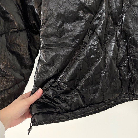 Free People Movement Black Polar Ice Puffer Pullover Hooded Ski Jacket Size XS - Picture 8 of 12